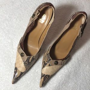 Women’s Baker’s Snake Skin Pattern Dress Shoes 7.5
